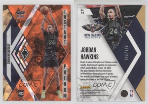 2023 Panini Phoenix Instant Phenom Orange Ice /249 Jordan Hawkins #14 Rookie RC