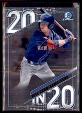 2020 Bowman Chrome Draft Baseball Pete Crow-Armstrong Mets 20IN20-PC RC