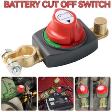 Car Battery Switch Isolator Terminal 12V-48V Quick Cut-off Disconnect Master US