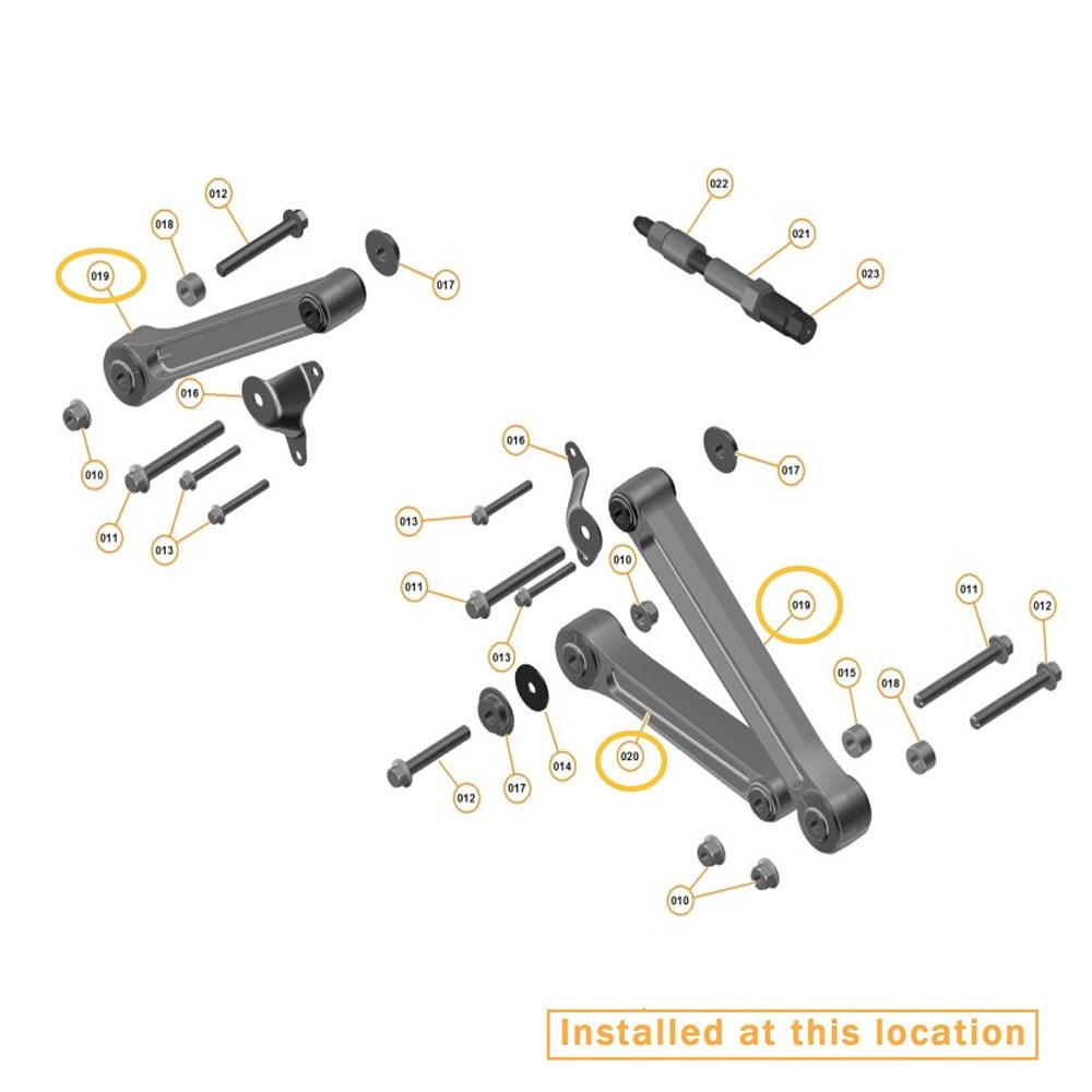 McLaren 570S Engine mounts Set P/N 13F0297CP