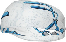 Blue Bicycle Sports Headbands for Men Women Moisture Wicking Workout Sweatbands