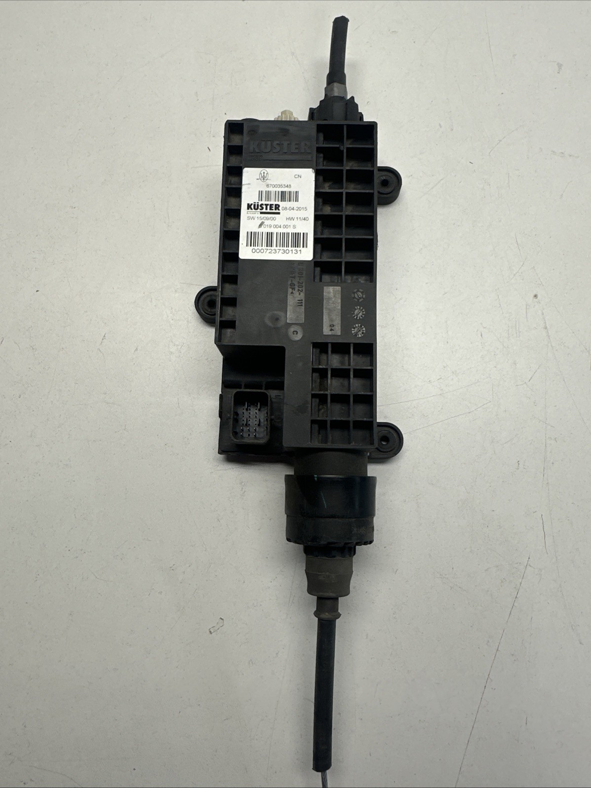 2014 Maserati GHIBLI Emergency Parking Brake Actuator Oem 670035348