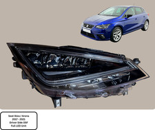 Fits SEAT IBIZA ARONA HEADLIGHT 2017 2018 2019 2020 2021 LED TYPE OSF RIGHT RH