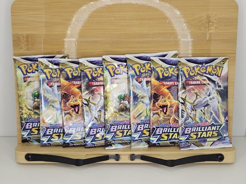 8 STÜCK LOT Pokemon TCG Schwert und Schild - Brilliant Stars Booster Packs 2022