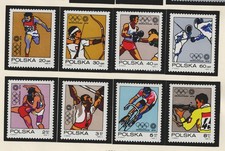 Poland Sport Munich Summer Olympics set 1972 MNH PO