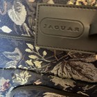 Vtg Jaguar Luggage Floral Tapestry Garment Bag with Hanging Hook, Lock & Keys — photo 6