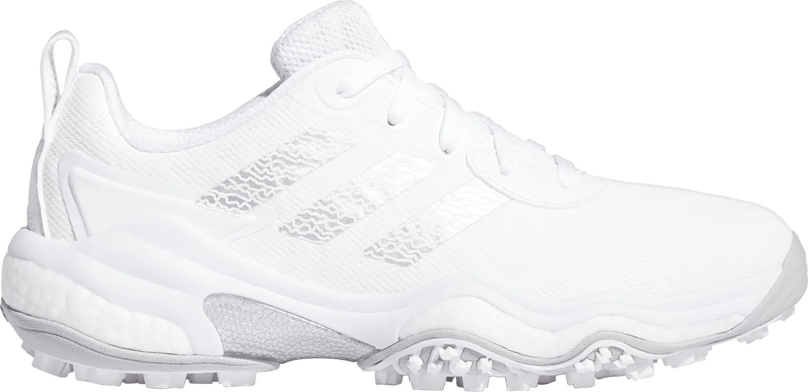 Scarpe da golf Adidas CodeChaos 25 da donna bianche