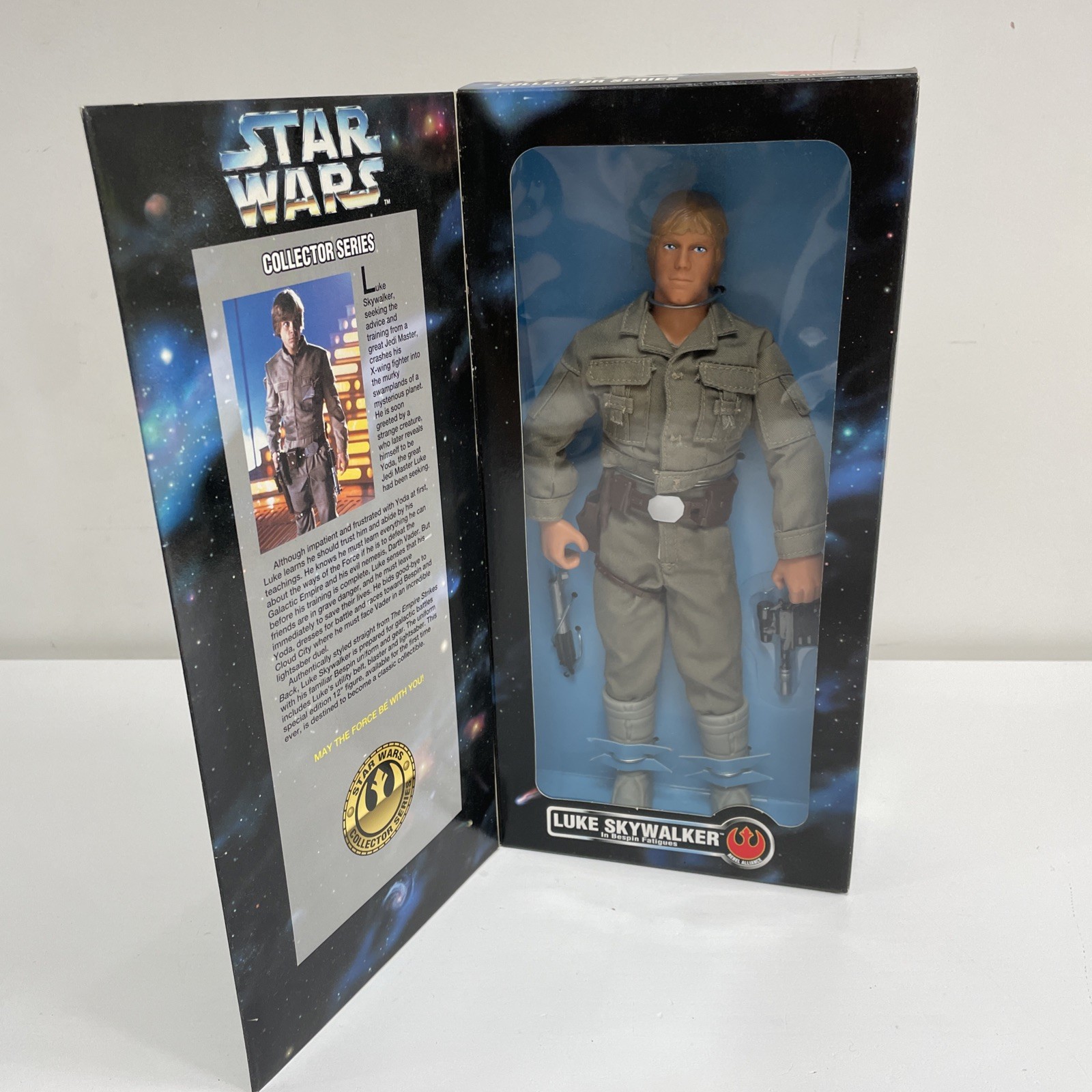 New Star Wars Collector Series Luke Skywalker Bespin 12"" Figure Kenner 1996