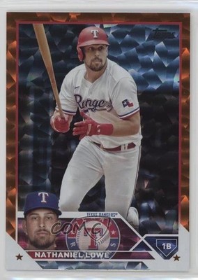2023 Topps Series 1 Orange Foil /299 Nathaniel Lowe #124 0q26