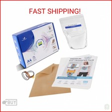 DTF Transfer Film Powder Kit, All-in-One DTF Sublimation for Starter- 30 Sheets