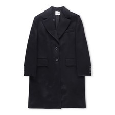 Miu Miu Men Velour Padded Soprabiti Overcoat Black Long Spread Collar 46 Rrp4050 Miu Miu Men Velour Padded Soprabiti Overcoat Black Long Spread Collar 46 Rrp4050