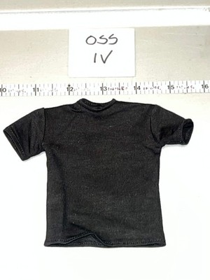 1/6 Scale Black T Shirt - Science Fiction Ghostbusters Ghost Hunting Squad - Pre