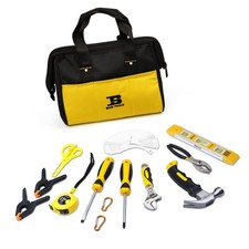 14 PCS Hand Tool Set With Storage Bag Home DIY Learning Kit Boys Girls
