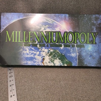 Vintage New Sealed Millenniumopoly Game 2000 Monopoly Board Game Y2K
