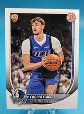 2025-26 Bowman Basketball Cooper Flagg #1 Rookie Card RC MAVERICKS