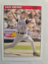 2006 Topps Bazooka Baseball 129 Zack Greinke, Kansas City Royals
