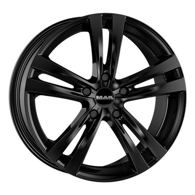 ALUFELGE MAK ZENITH FUR VOLKSWAGEN GOLF III VR6 7X17 5X100 GLOSS BLACK HMX