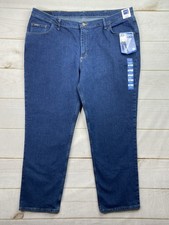 Lee Riders Jens Womens 26W Straight Leg Dark Eased Fit Hi Rise Mom Stretch NWT