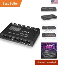 Powerful 7-Band Car Audio Equalizer with Subwoofer Control - Clear, Rich Sound