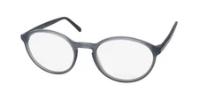 NEW ANDY WOLF 4530 EYEWEAR 53-19-145 MENS PLASTIC AUSTRIA FULL-RIM GRAY D OVAL