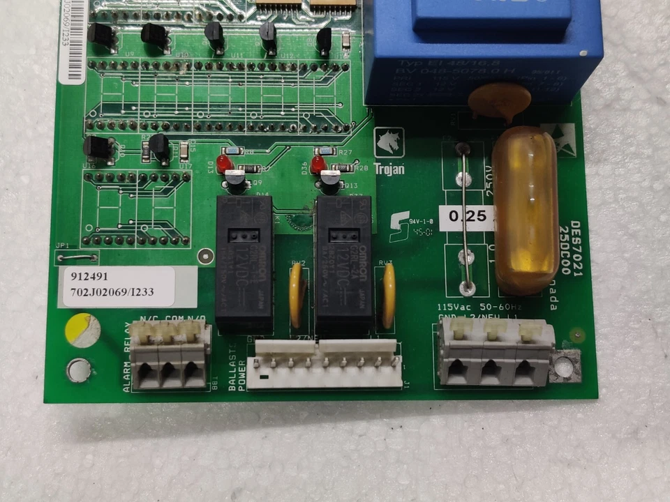 Trojan 0ES7021-250C00 LED Display Board 912491 702J02069/I233 - Image 4 of 4