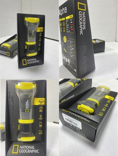 National Geographic NATGEO lantern + flashlight backup power NEW!!! USB POWER - Picture 2 of 12
