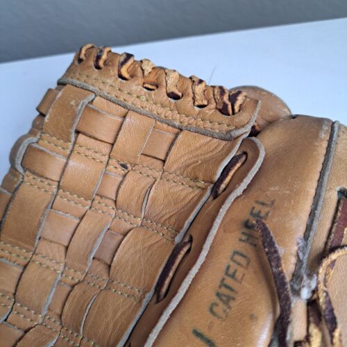 Vintage Rawlings RBG4 Cesar Cedeno Softball Baseball Glove RHT Basket Web Left - Picture 3 of 16