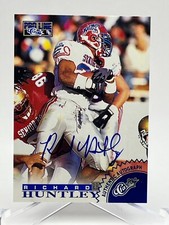 1996 Classic Pro Line NFL Autographed Card Richard Huntley Falcons, Steelers