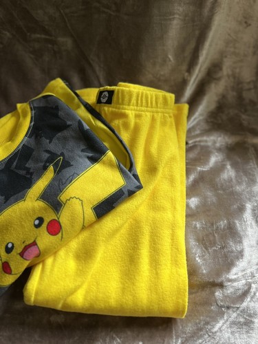 Pokemon Pikachu Boys SIZE 4/5 Fleece Pajama SET Sleepwear - Picture 19 of 20
