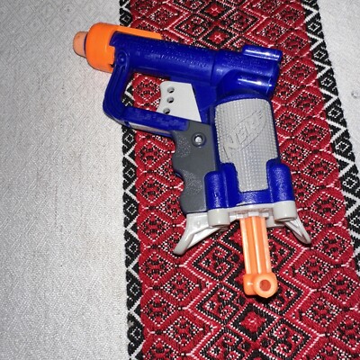 Nerf A0707 N-Strike Jolt Blaster - Blue 2010 Hasbro Working No