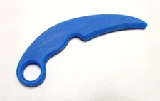 Karambit Training Knife Pencak Silat Martial Practice Kali Knives Blue Replica