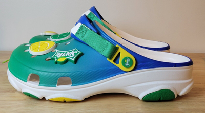 Crocs X Sprite All Terrain Clogs 209313-100 Green/Blue Mens  display picture 1