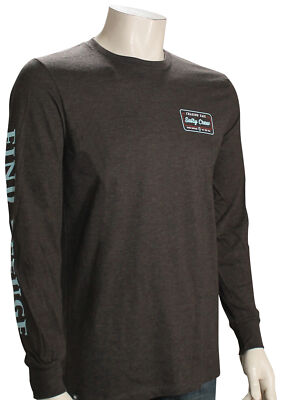 Salty Crew Marina Classic LS T-Shirt - Charcoal Heather - New