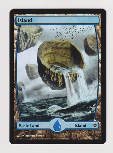 MTG Unhinged Island - Full Art Foil - NM/LP | eBay