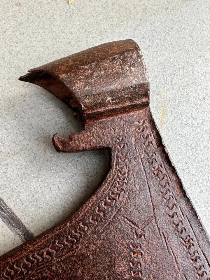 18 世纪古旧大理石石手工雕刻画 6 头印度教神雕塑 — 第 3/4 张图片