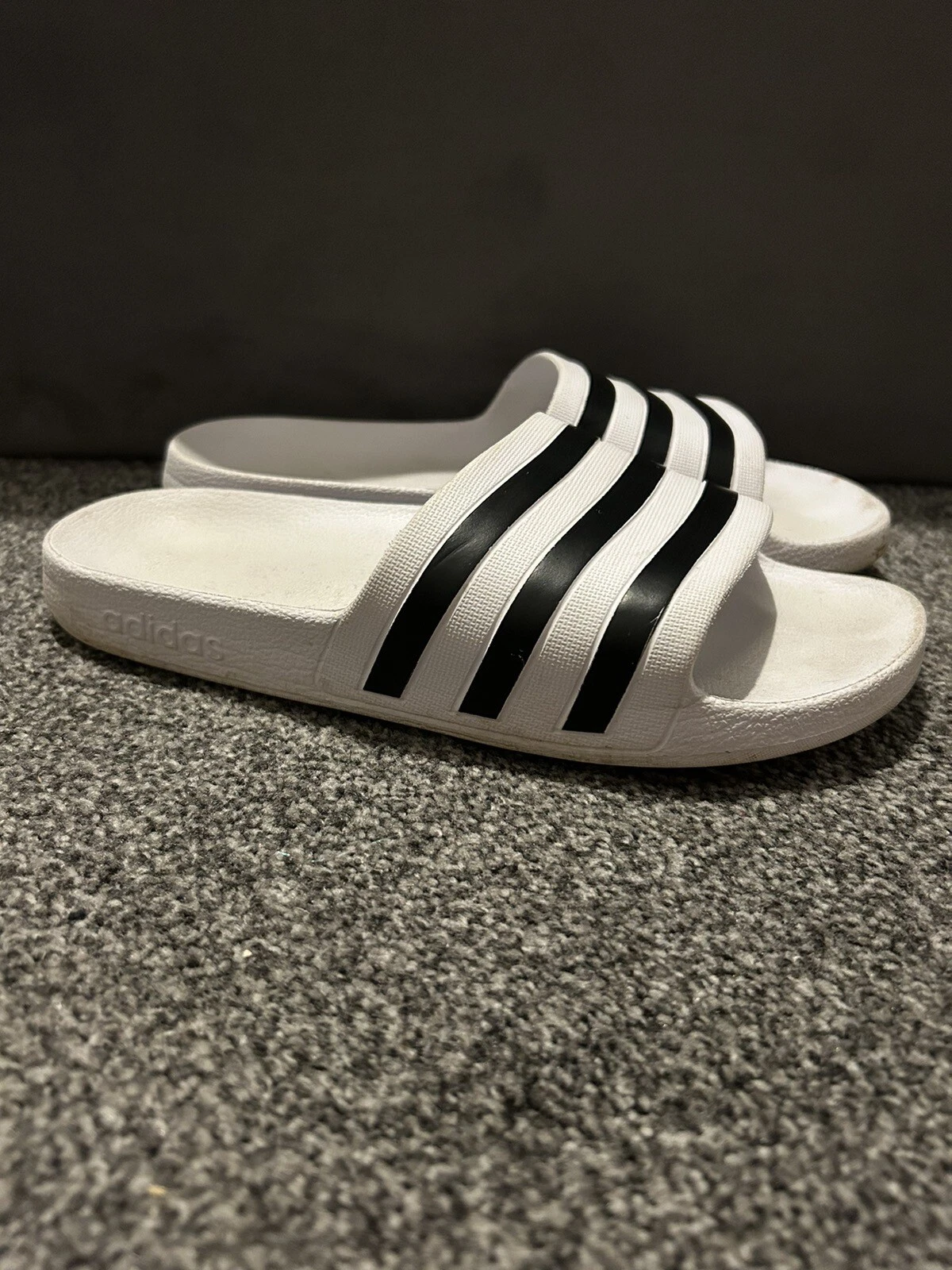 Adidas 3 cursori donna bianco e nero