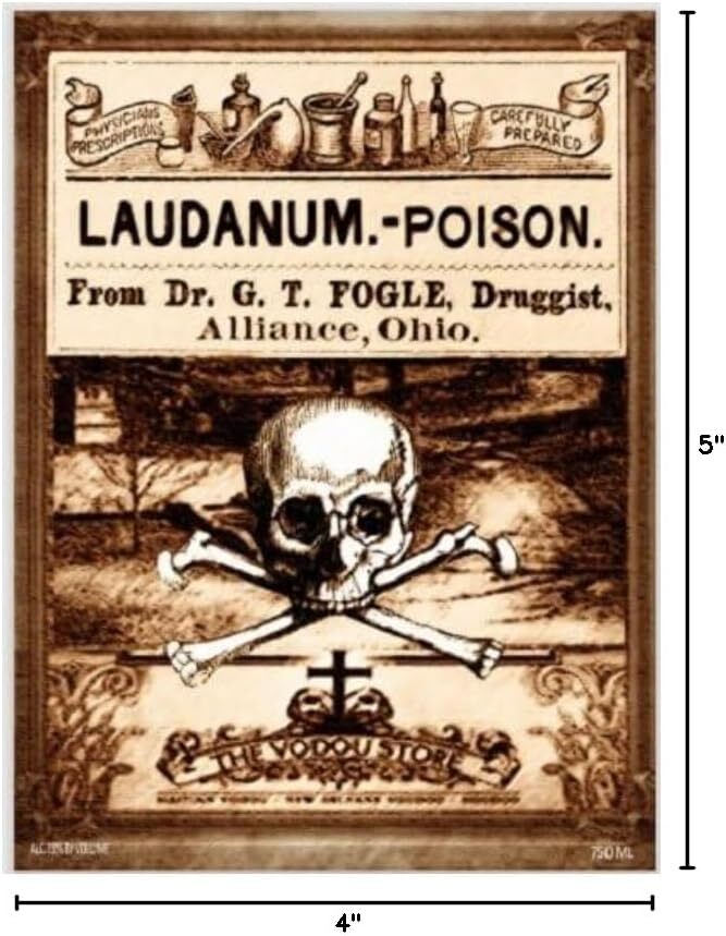 12-pk Funny Halloween Wine Bottle Label Stickers Beer Soda Drinks Spooky, Scary