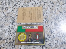 SCUDETTO PORTOGALLO ALBUM CALCIATORI PANINI 1966-67 1967 ORIGINALE NUOVO VELINA