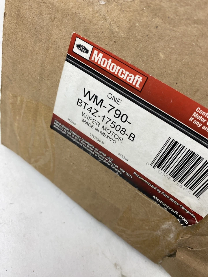 Nuevo Motor limpiaparabrisas genuino Motorcraft WM-790 Ford OEM 2011-2015 MKX Edge Foto 3 de 4