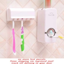 Dispensador Autom tico Para Pasta De Dientes Y Soporte Cepillos Dental Set Ba o