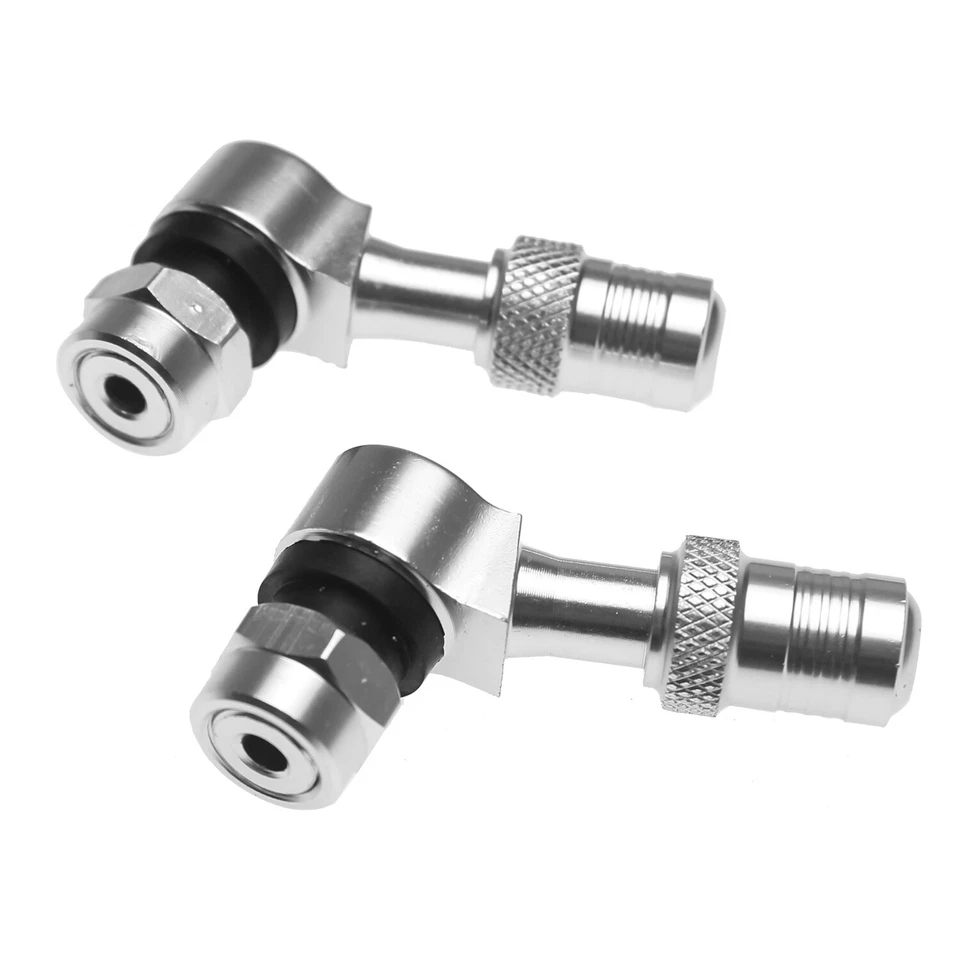 2pcs 11.3mm Wheel Tire Valve Stem Cap For Suzuki Yamaha Kawasaki Honda Aluminum - Image 4 of 4