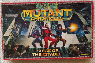 Mutant Chronicles: Siege of the Citadel Board Game 1993 - 97