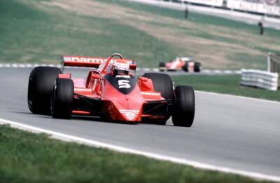 Niki Lauda approaches Surtees Corner Brabham Parmalat Alfa Rom- 1979 Old Photo