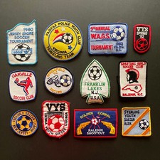 12 1980s Soccer Club Patches   VA - DC - MD - NC - NJ - Canada   All New/Unused