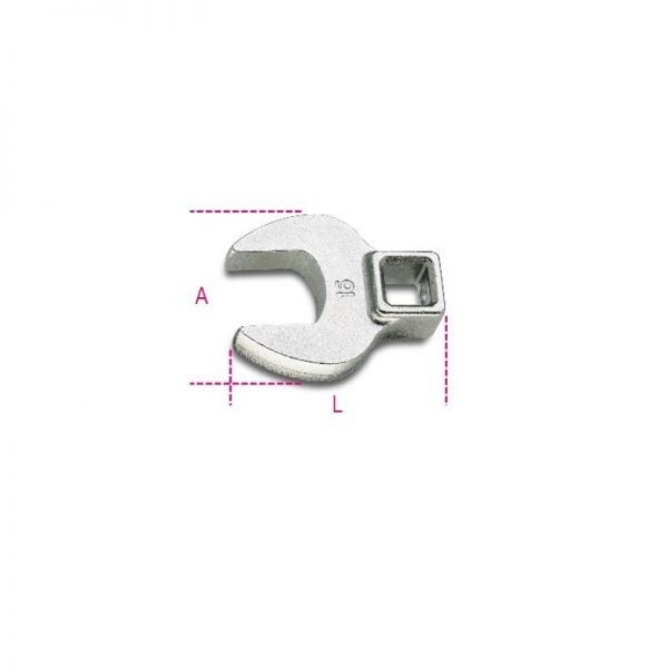 Beta 910CF 3/8″ Drive Metric Open Crow Foot Spanner Wrench 17mm