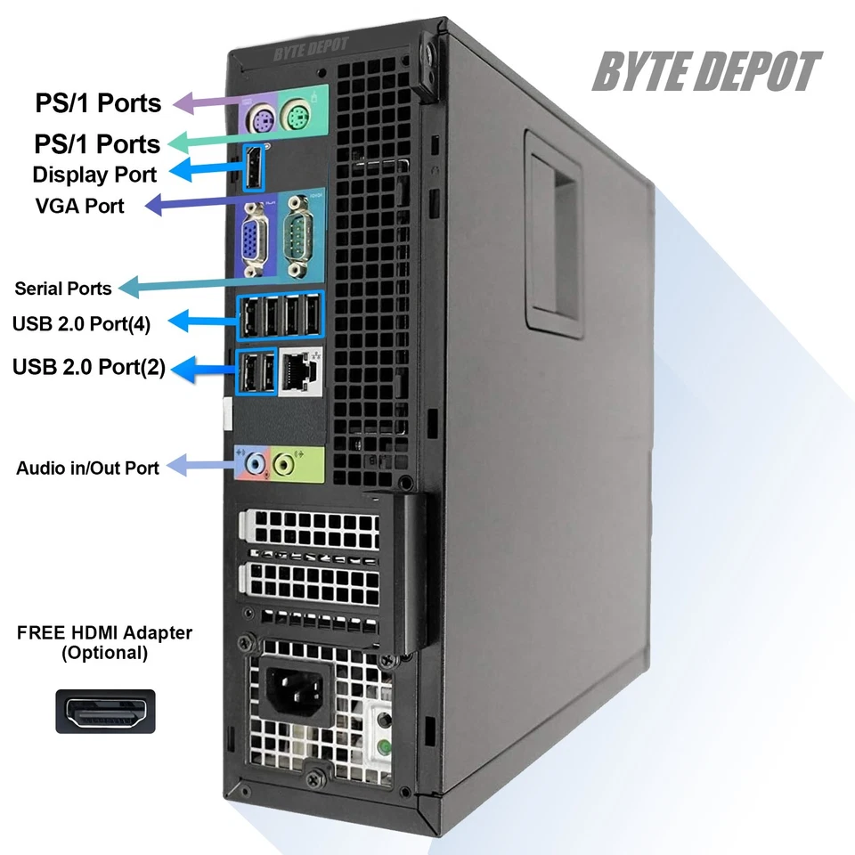 DELL Desktop Computer PC i7, up to 32GB RAM, 17TB SSD, Windows 10/11, DVD-RW - Image 2 of 4
