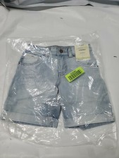 GIRL'S OSHKOSH GENUINE KIDS BLUE DENIM JEAN SHORTS SIZE 5T NEW IN PLASTIC 