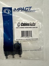 CABLESTOGO 40647 STEREO AUDIO/VIDEO COUPLER