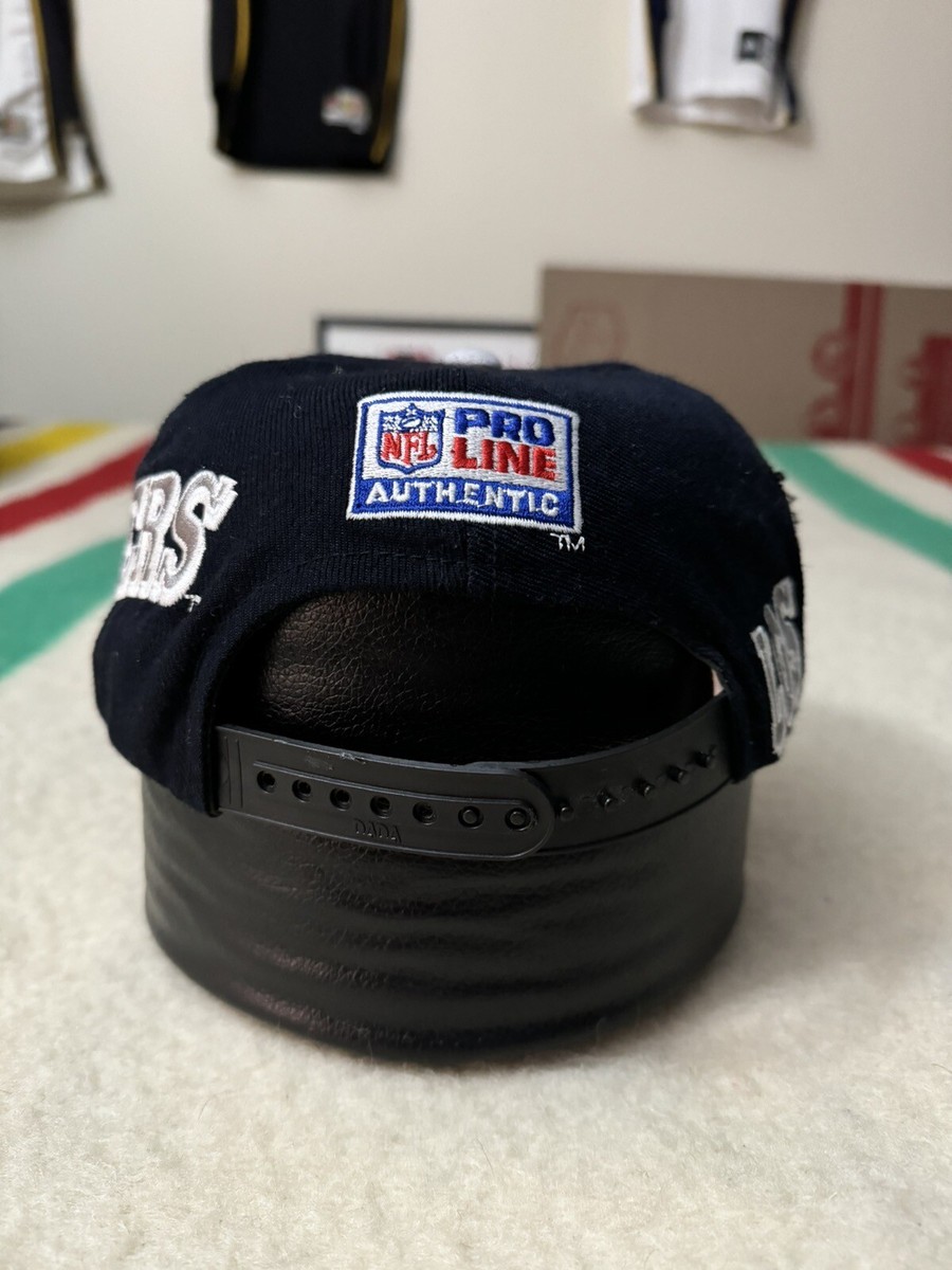 Vintage Sports Specialties LA Raiders Side Wave SnapBack Russell