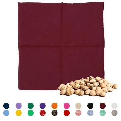 Kirschkernkissen XXL 40x40cm 4-Kammer Wärmekissen Körnerkissen Rückenkissen groß